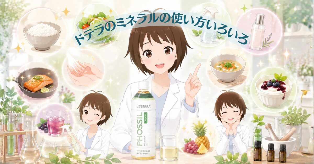 ドテラミネラル使い方いろいろ